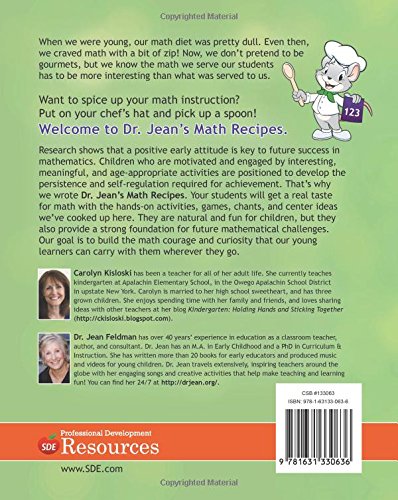 SDE, Inc. Dr. Jean's Math Recipes