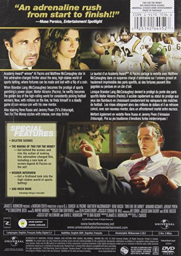 Two for the Money (Widescreen Edition)