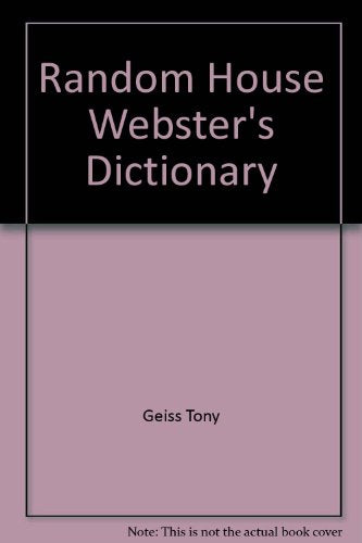 Random House Webster's Dictionary: Western Merch. Edition