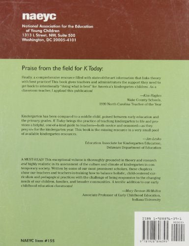 K Today: Teaching & Learning in the Kindergarten Year - 7287