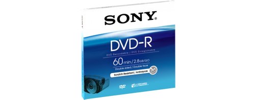 Sony 8cm Double-Sided DVD-R with Hangtab - Single (Discontinued by Manufacturer)