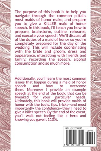 Maid Of Honor: How To Give A Killer Wedding Speech (The Wedding Mentor) - 5772