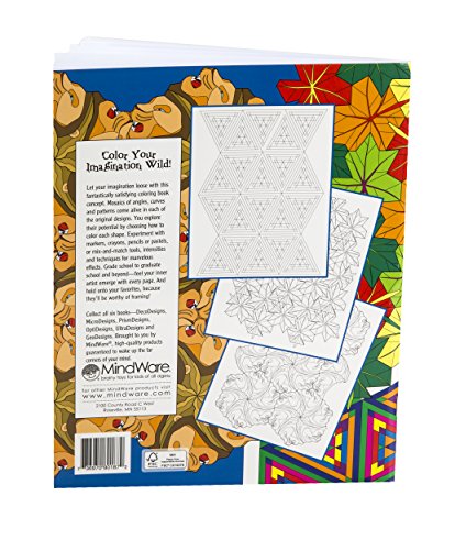 Mind Ware Geodesigns Coloring Book