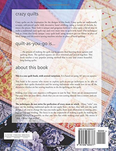 Crazy Shortcake: quilt as you go-a layer cake quilt-with 10" squares