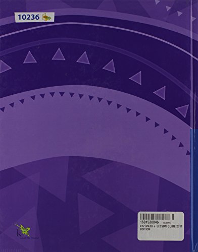 K12 MATH+ LESSON GUIDE 2011 EDITION