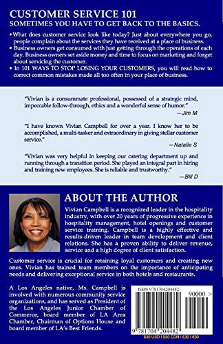 101 WAYS TO STOP LOSING YOUR CUSTOMERS: Deliver Five Star Service At Any Level