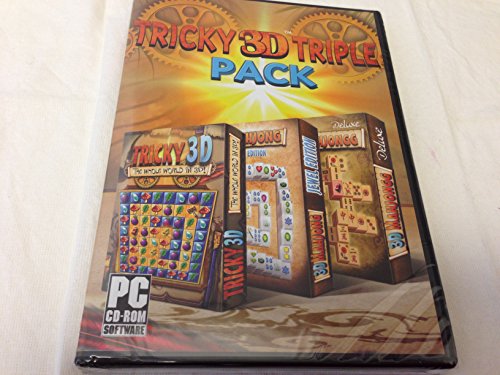 Tricky 3D Triple Pack PC CD-ROM Software, Win XP, Vista, 7, 8