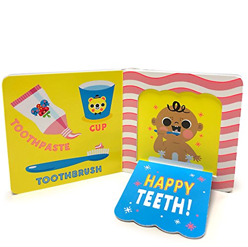 Brush, Flush, Wash: Chunky Lift-a-Flap Board Book (Busy & Bright Baby)