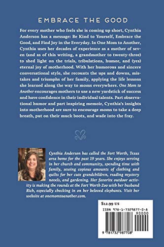 One Mom To Another: Be Kind to Yourself, Embrace the Good, Find Joy in the Everyday - 4108