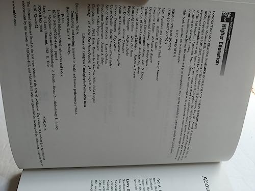 Conducting And Reading Research In Health and Human Performance