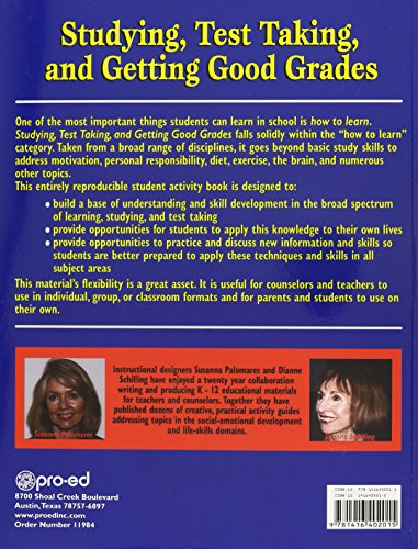 Studying, Test Taking, And Getting Good Grades - 9547