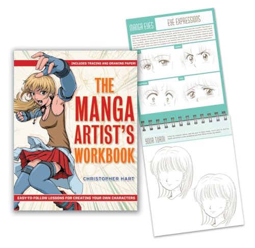 The Manga Artist's Workbook: Easy-to-Follow Lessons for Creating Your Own Characters - 3929