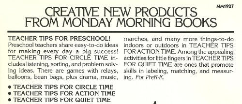 Teacher Tips for Quiet Time: Favorite Activities for Labeling, Matching, Measuring, Thinking, Categorizing, and More (Pre-K)