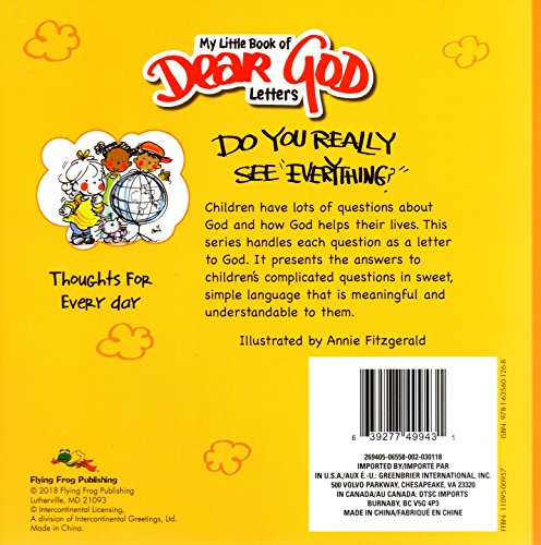 Do You Really See "Everything"? - (My Little Book of Dear God Letters)