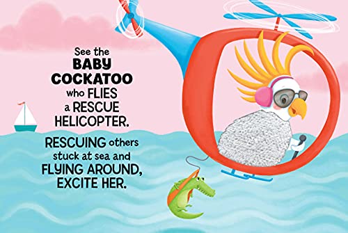 Baby Rescue Animals - Touch and Feel Board Book - Sensory Board Book