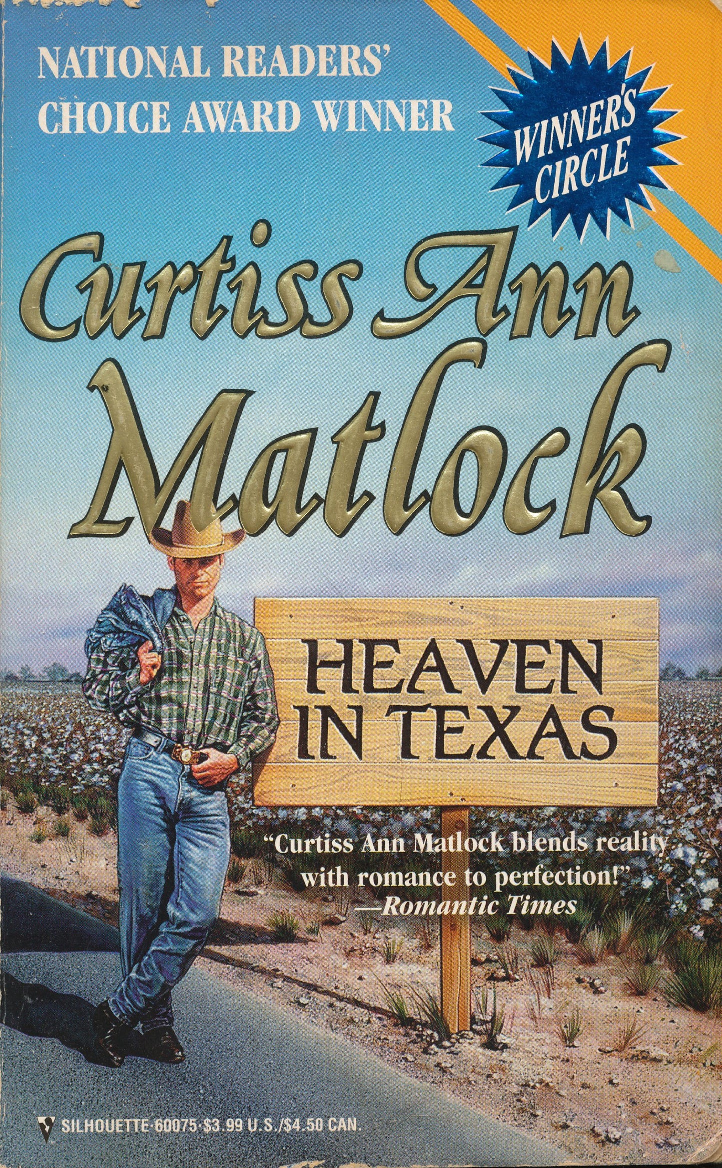 Heaven In Texas (National Reader's Choice Award)