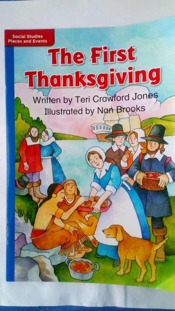 Social Studies Places and Events The First Thanksgiving Written by Teri Crawford Jones (Blue)