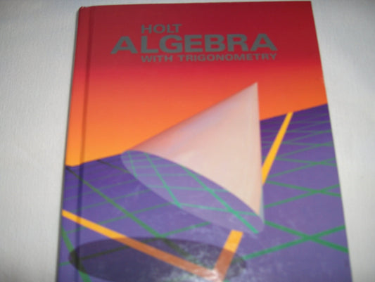 Holt Algebra With Trigonometry