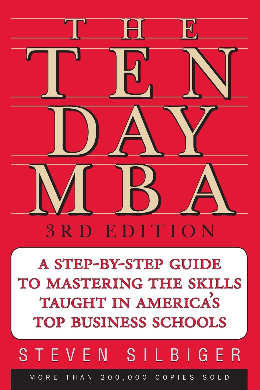 The Ten-Day MBA 3rd Ed.: A Step-By-Step Guide To Mastering The Skills Taught In America's Top Business Schools