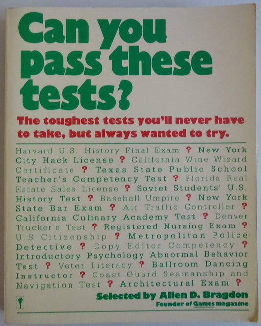 Can You Pass These Tests?