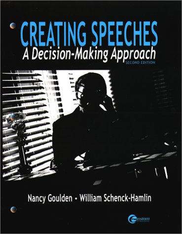 Creating Speeches A Decision-Making Approach