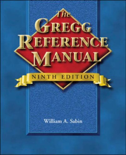 The Gregg Reference Manual