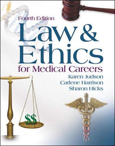 Law & Ethics for Medical Careers