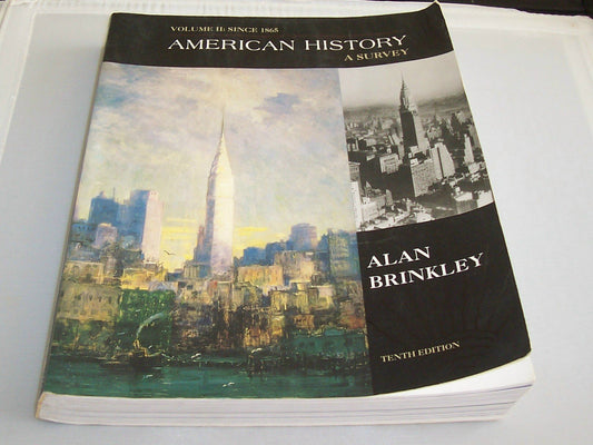 American History: A Survey : Since 1865: 2