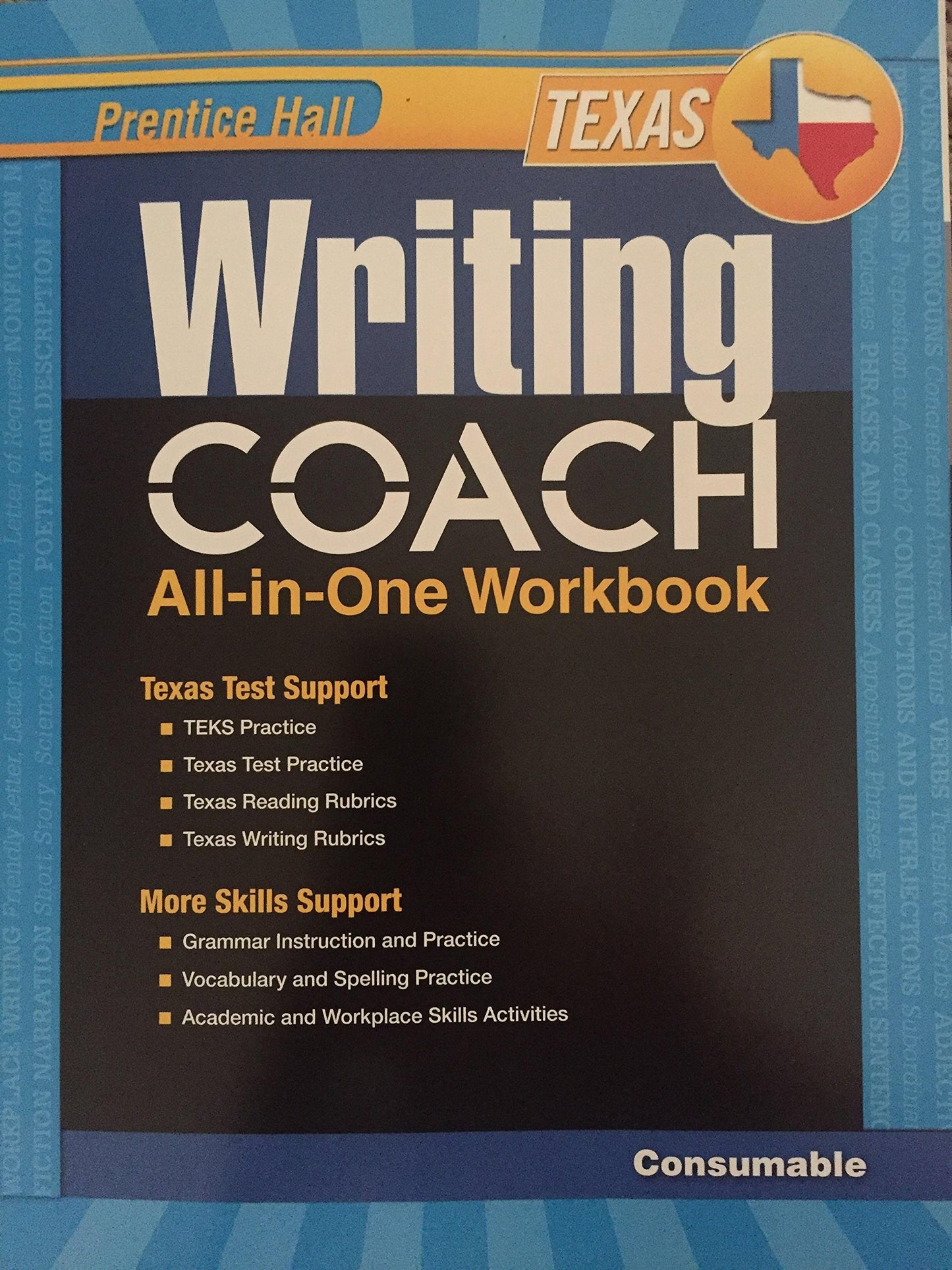 Prentice Hall Writing Coach All-in-One Workbook, Texas Grade 7