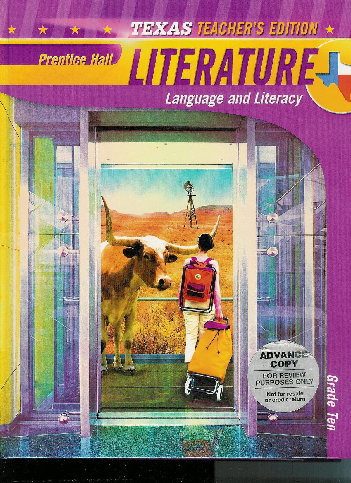 Texas Literature Teacher's Edition (Language and Literacy, Grade ten)