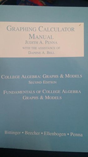 College Algebra: Graphs and Models