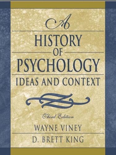 A History of Psychology: Ideas and Context (3rd Edition)