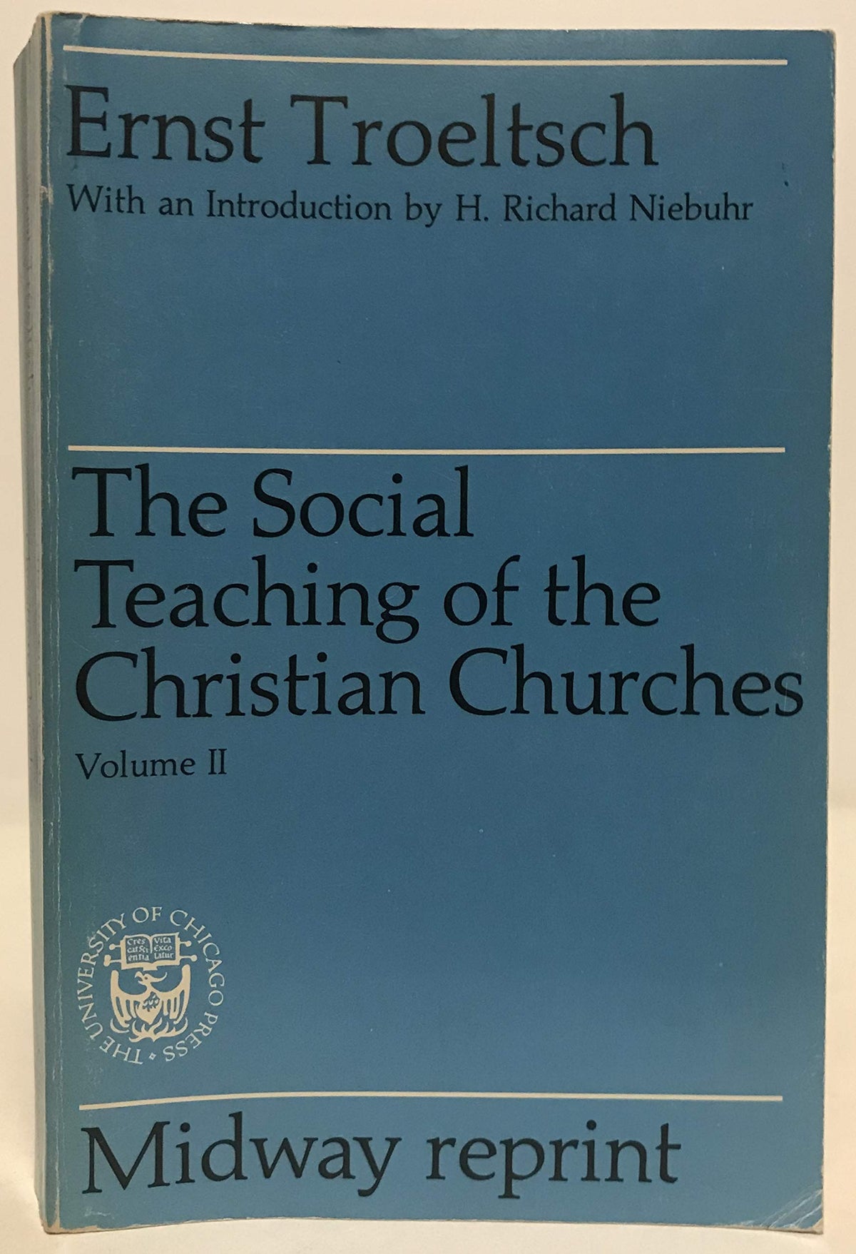 The Social Teaching of the Christian Churches