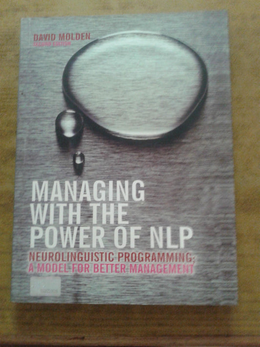 Managing with the Power of NLP: A Powerful New Tool to Lead, Communicate and Innovate (Future Skills Series)