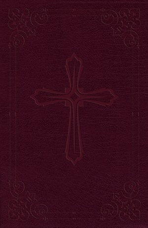 NIV Compact Bible - Burgundy LeatherSoft w/ Cross
