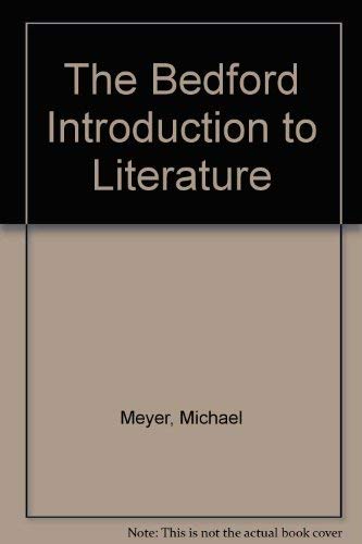 The Bedford introduction to literature