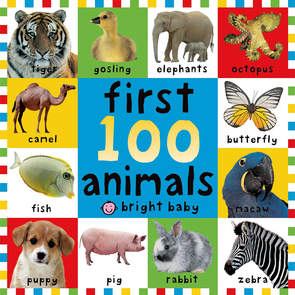 First 100 Animals: A padded book―perfect for little hands to hold