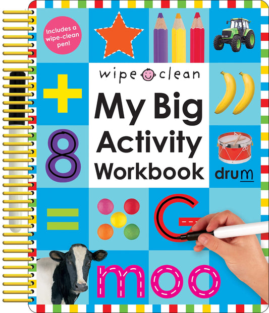 Wipe Clean: My Big Activity Workbook: Practice pen control, spelling, math, and more!