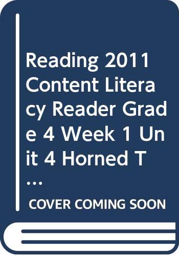 READING 2011 CONTENT LITERACY READER GRADE 4 WEEK 1 UNIT 4 HORNED TOAD