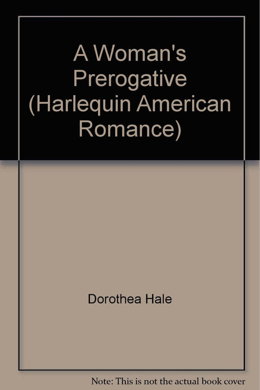 A Woman's Prerogative