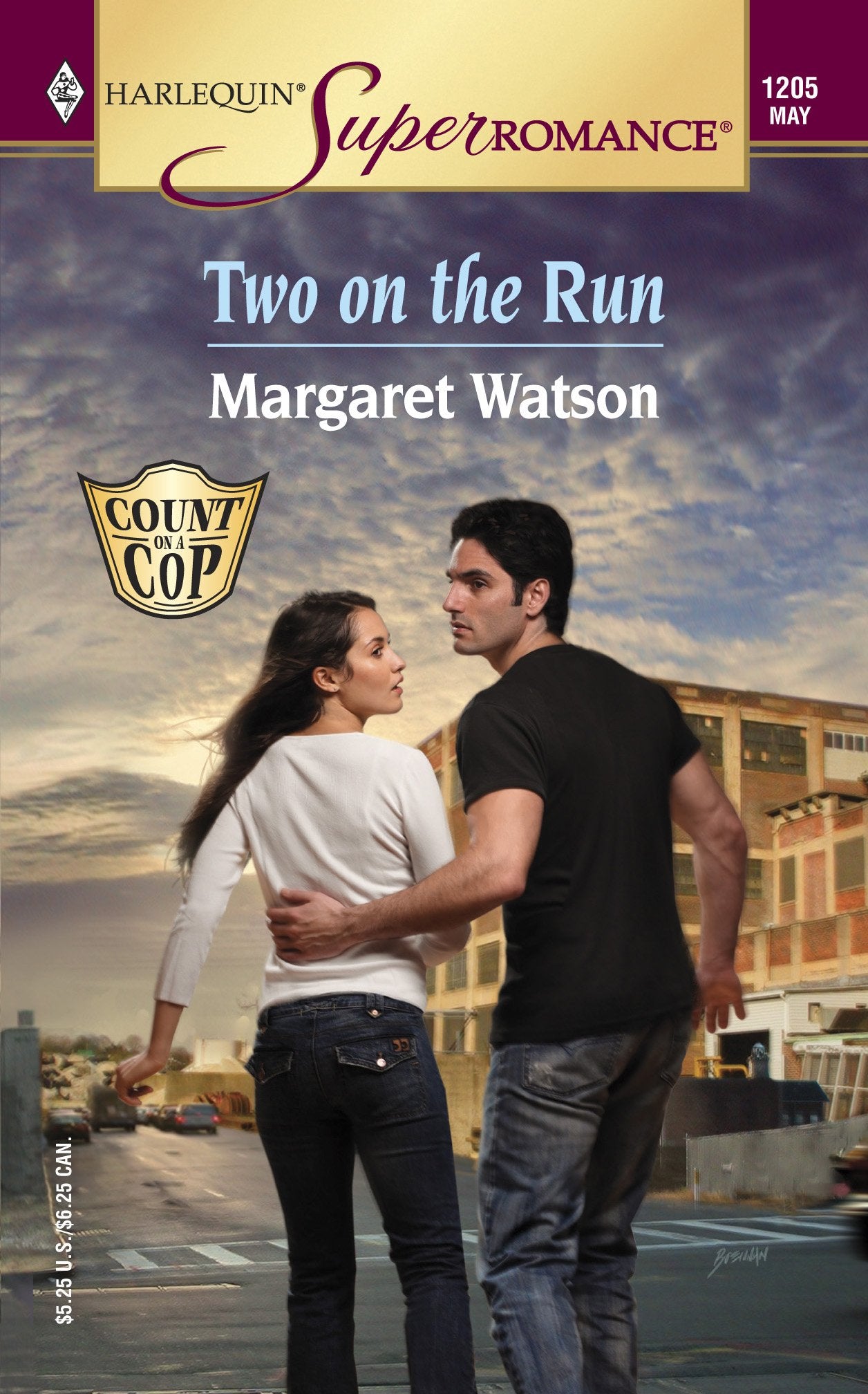 Two on the Run: Count on a Cop (Harlequin Superromance No. 1205)