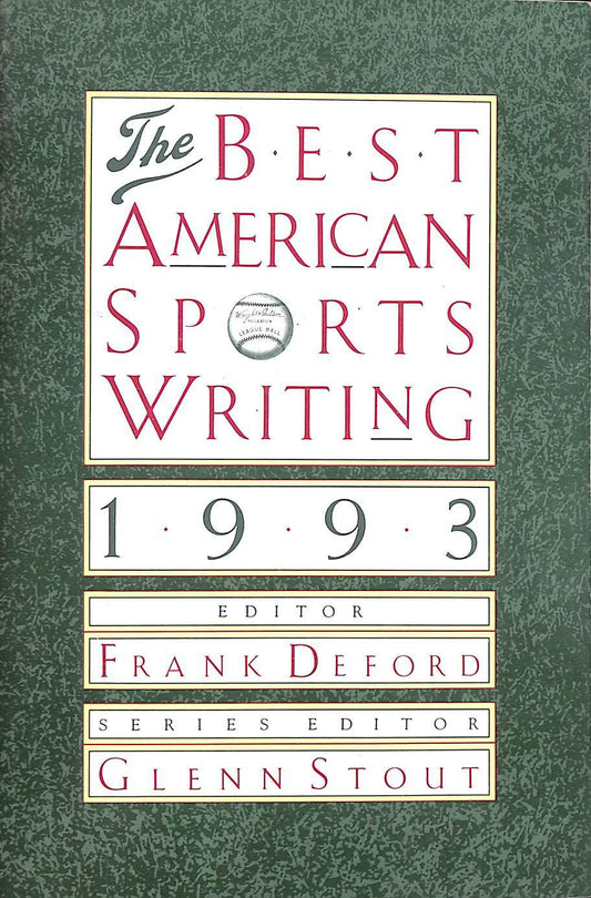 Best American Sports Writing 1993