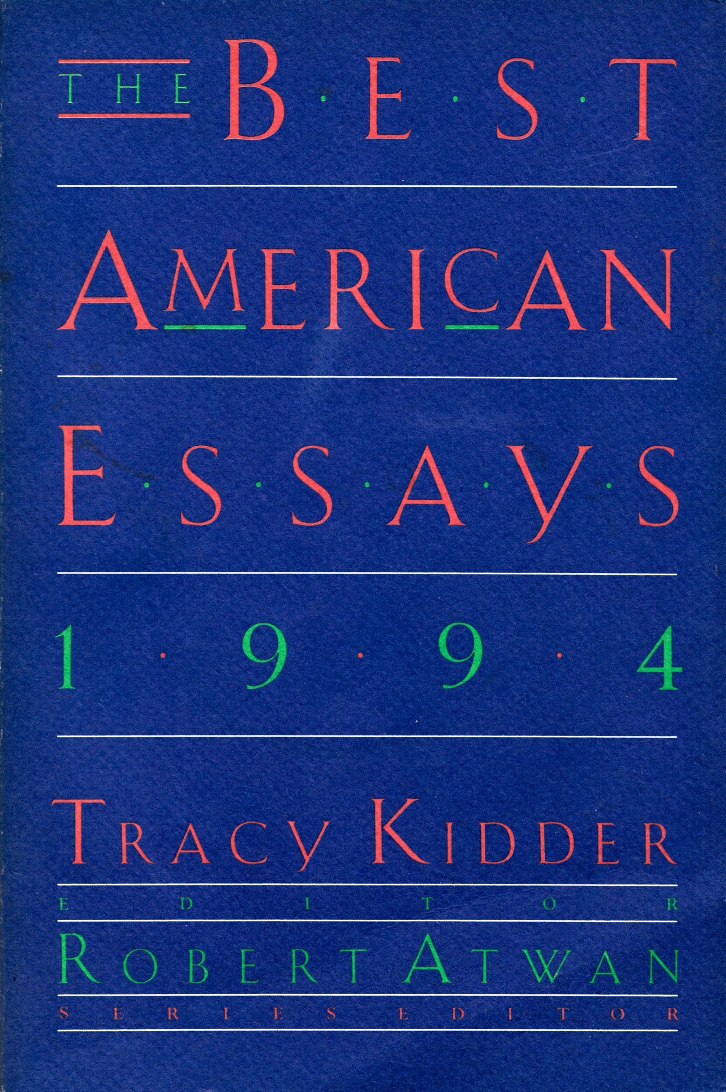 The Best American Essays 1994