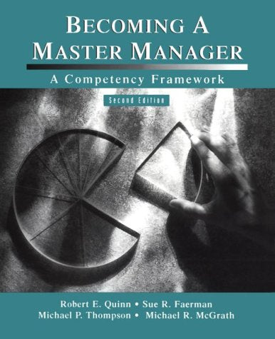 Becoming a Master Manager: A Competency Framework