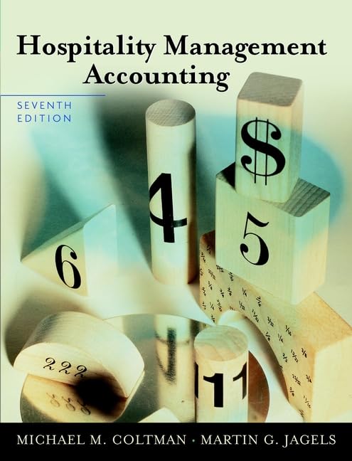 Hospitality Management Accounting, 7th Edition