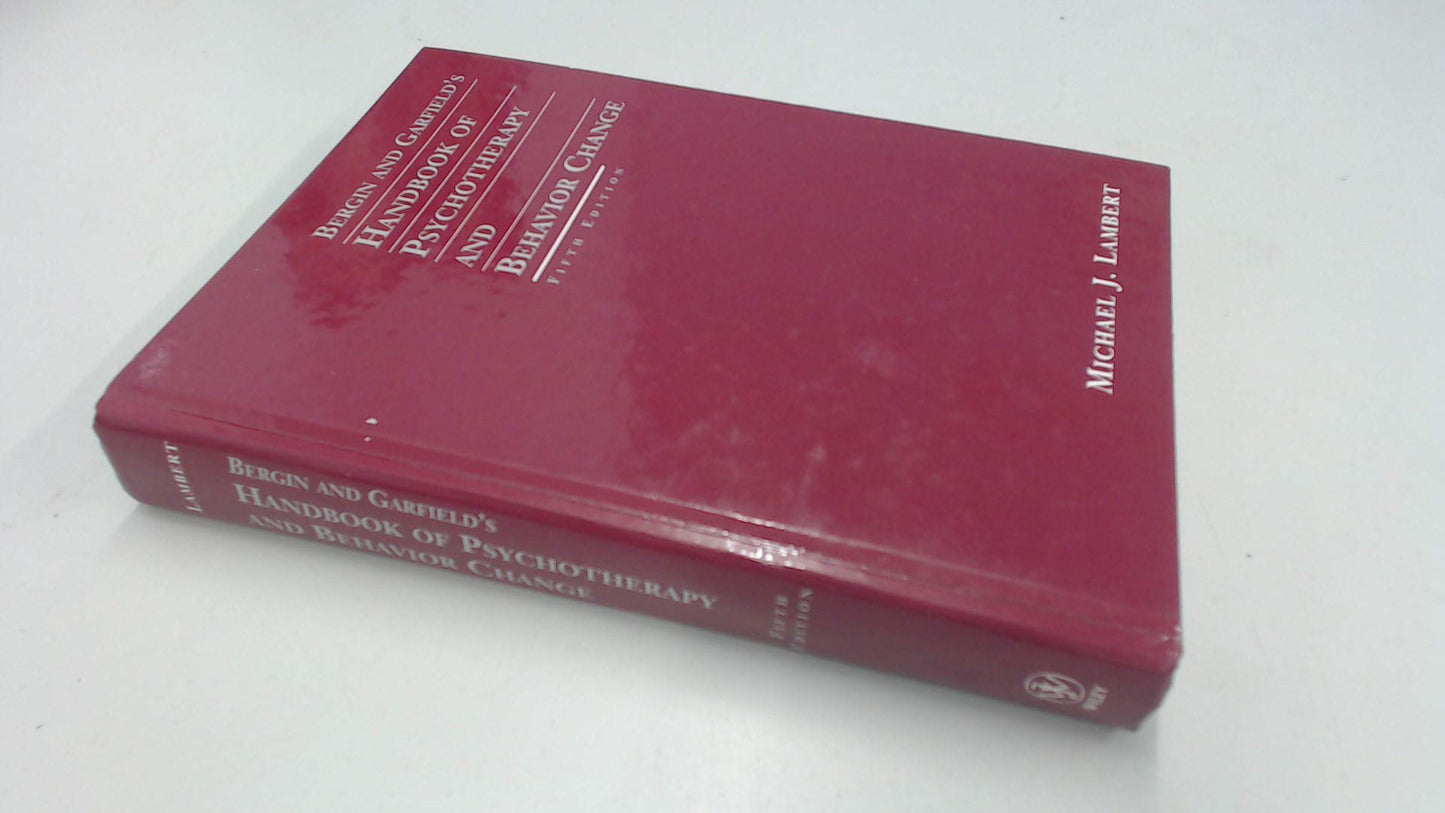 Bergin and Garfield's Handbook of Psychotherapy and Behavior Change