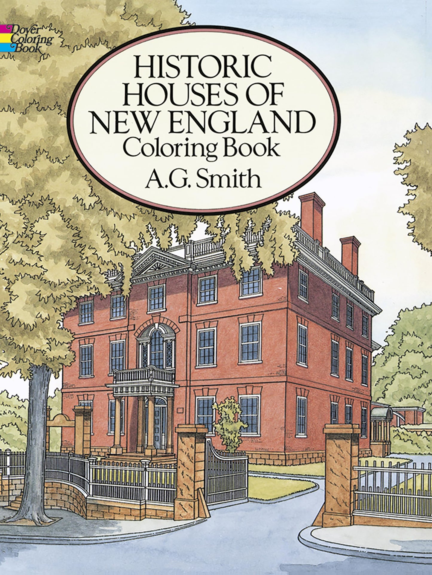 Historic Houses of New England Coloring Book (Dover American History Coloring Books)