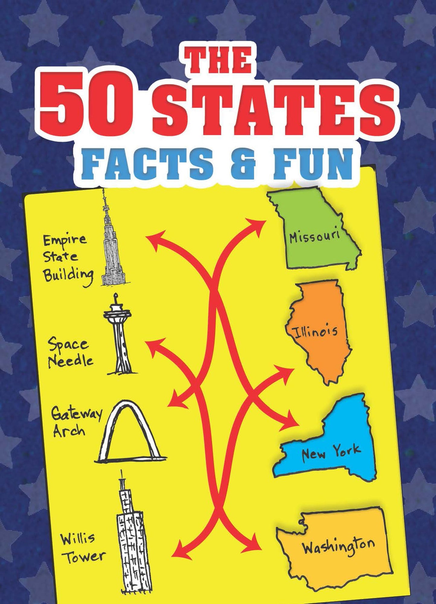 The 50 States: Facts & Fun (Dover Little Activity Books)