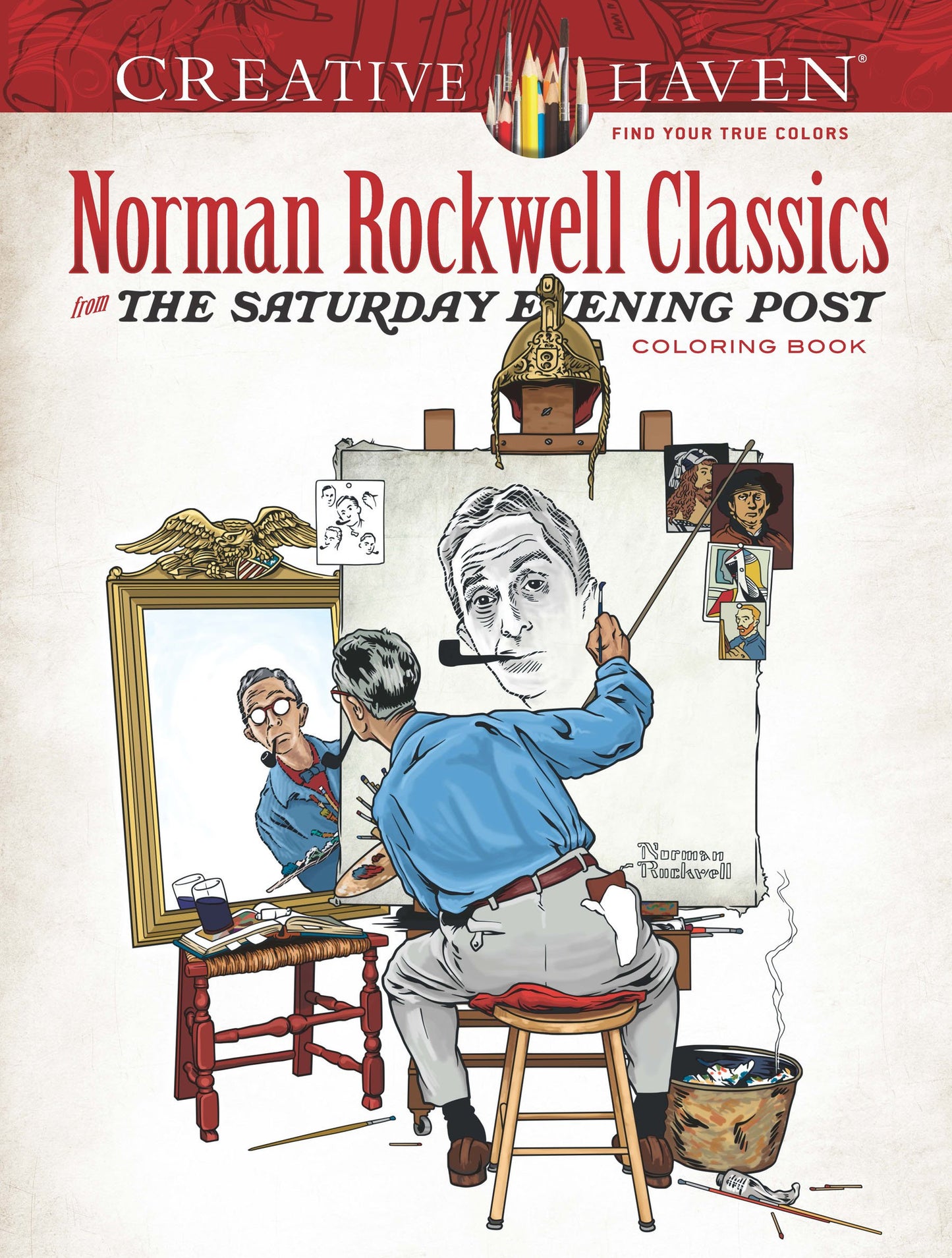 Adult Coloring Norman Rockwell Classics from The Saturday Evening Post Coloring Book (Adult Coloring Books: USA)