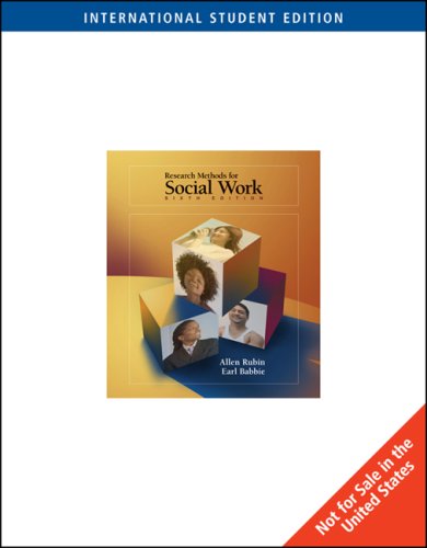 Research Methods for Social Work